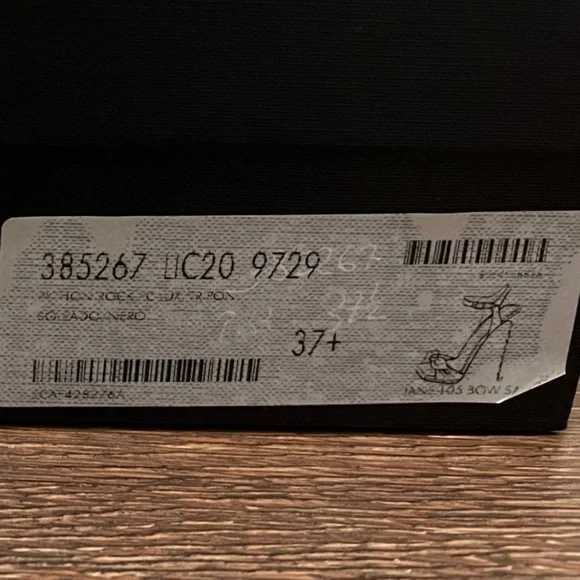 Saint Laurent Bow Sandal Heels - Picture 6 of 6